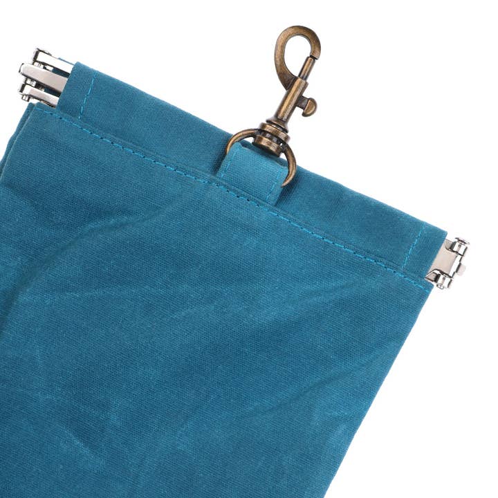 Outback Tails - Wholesale Pet treat bag – Dog - Waxed Canvas Treat Pouch - Blue3