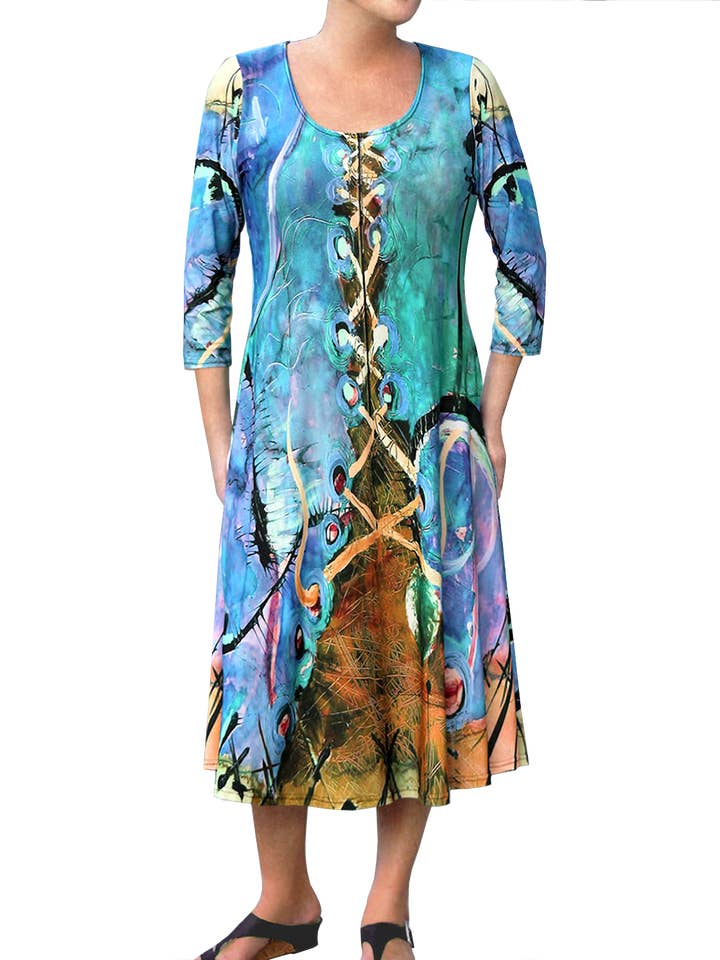 Dress-# D-5009-SH for wholesale by Yon Design