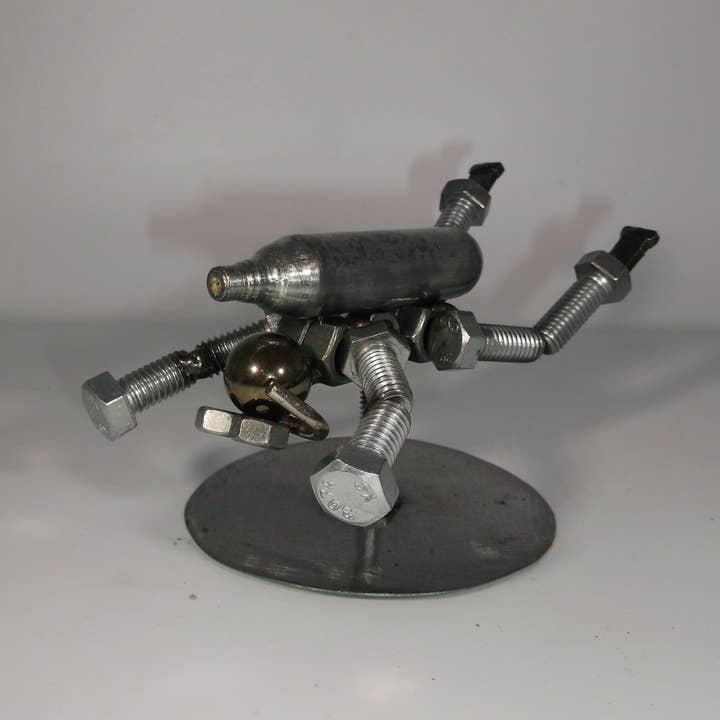 Creations Welded - Vente Figurine décorative - Plongeur sous-marin, figurine en métal, sports nautiques