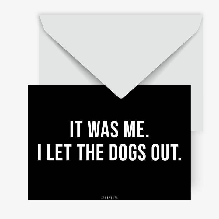 Postcard/ It Was Me for wholesale by typealive