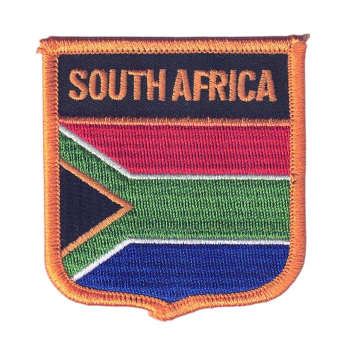 Toppa Scudetto Bandiera SUDAFRICA - 6691 per la vendita all'ingrosso da parte di Happy Wood Products