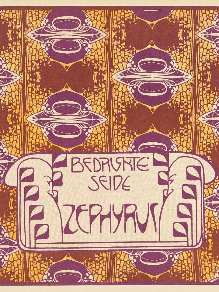 Tavla 10 från Die Quelle av Koloman Moser, 1901 för wholesale av Flashback Shop