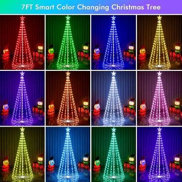 Perfect Holiday - Wholesale Outdoor/Lawn Light - Color Changing LED Lights String Christmas Tree Outdoor7