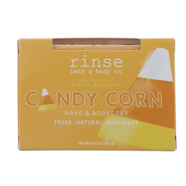 Halloween Soap - Candy Corn | Natural Bar Soap for wholesale by Rinse Bath Body Inc