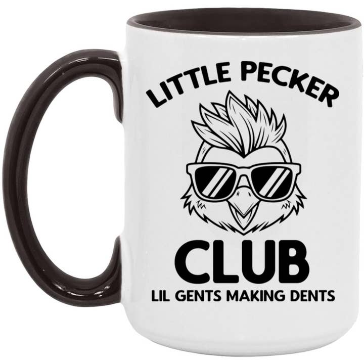 Mystic Blvd - Wholesale Coffee Mug - Lil Pecker Club Funny Chicken Coffee Mug15