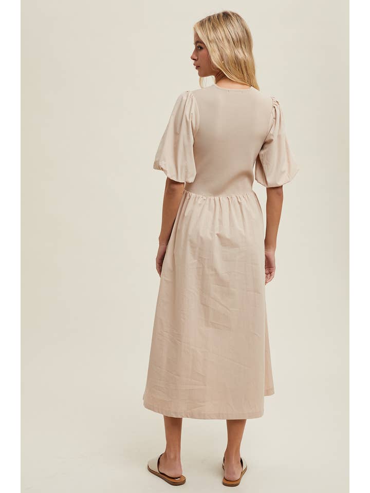 Wishlist Apparel - Wholesale Dress - Women's - TWOFER MIDI DRESS / WL24-9510