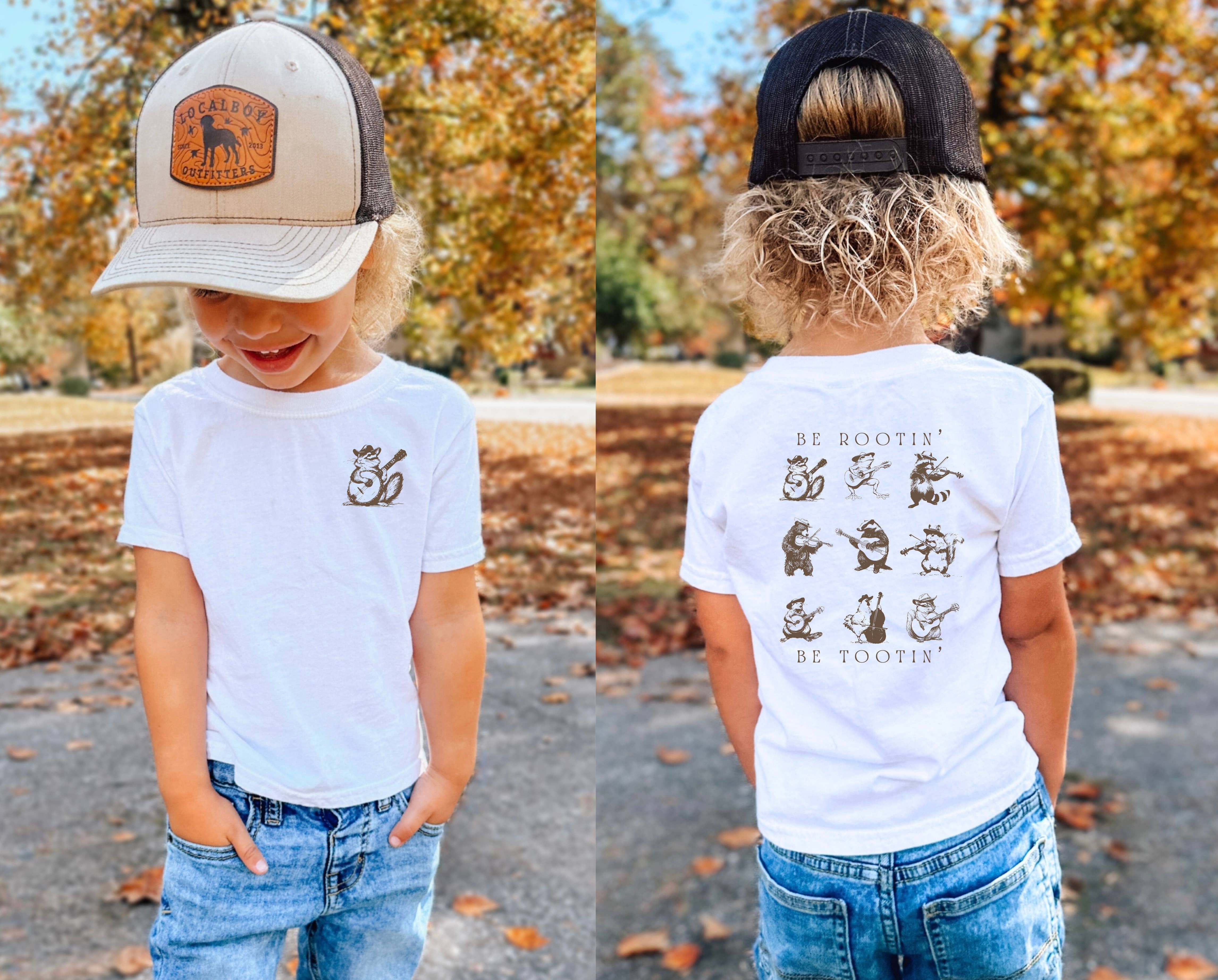 Red Stone Rebel Clothing Co. - Wholesale Screen Printed T-Shirt - Kids - Be Rootin' Be Tootin' Kid's Tee
