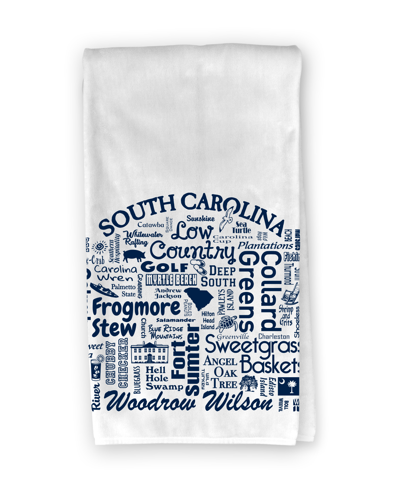 The Buffalo Works - Wholesale Tea Towel - South Carolina Dest. Kitchen Towel - Where Life Takes You0