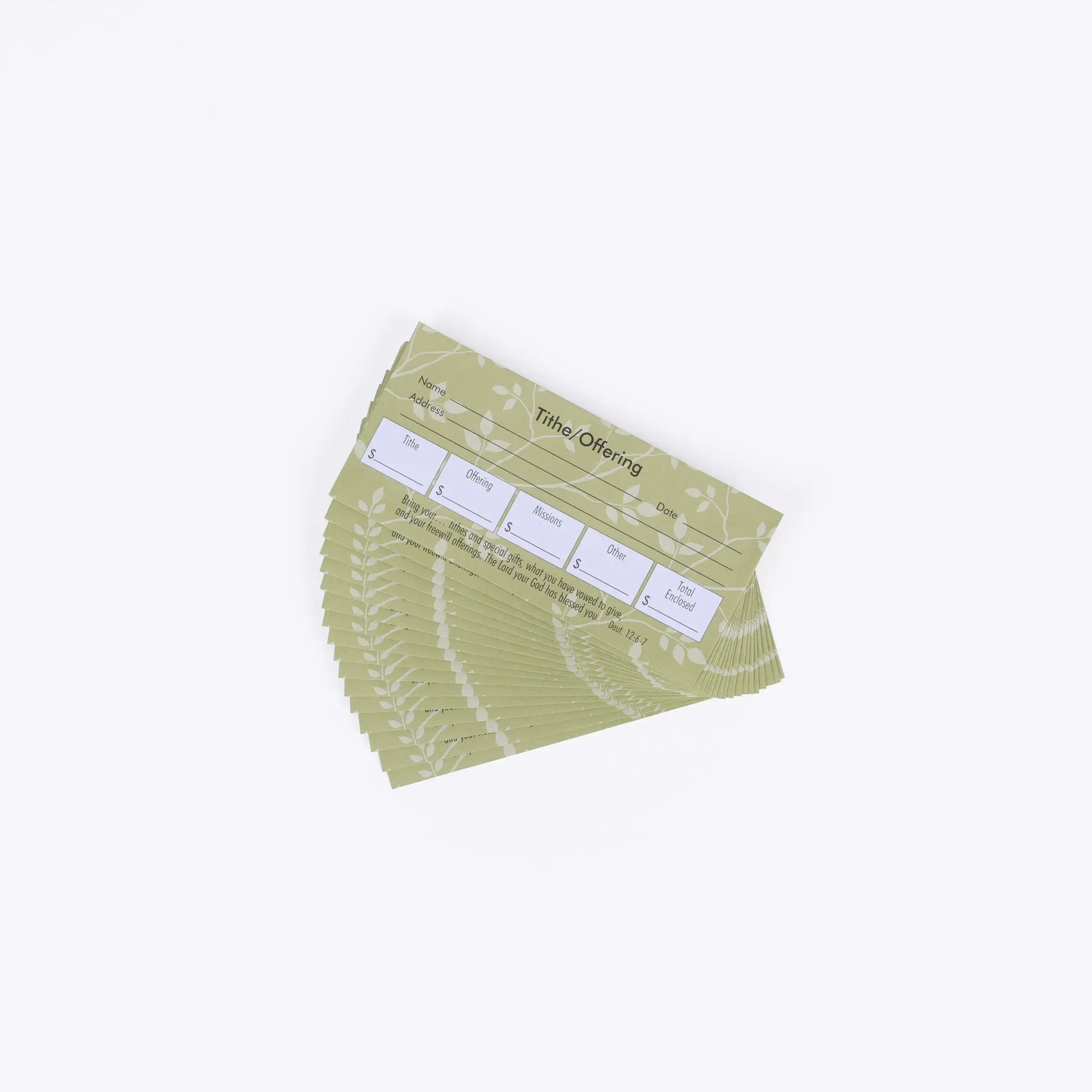 Swanson Christian Products - Wholesale Envelopes - Offering Envelope Deut.12:6-7 Tithe/Offering 53Ct3