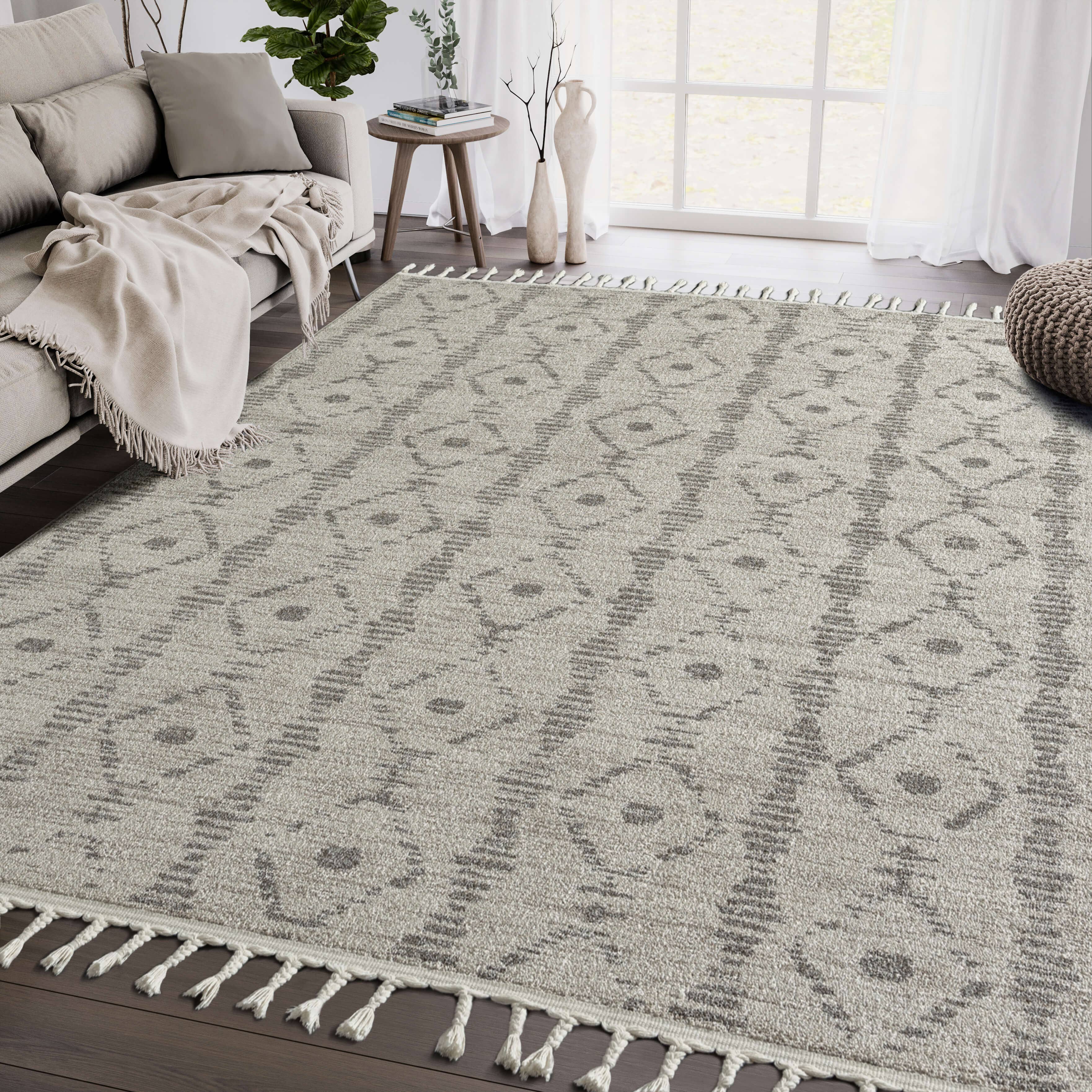Abani Rugs - Wholesale Vloerkleed - Abani Layla Boerderij Geometrisch Beige en Bruin Vloerkleed1