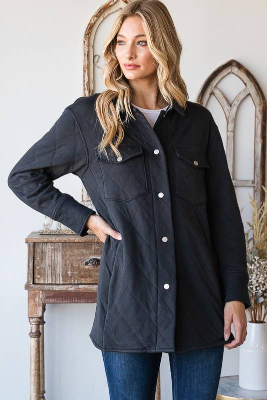 HEIMISH – wholesale Jacka - Dam – WJ2012 LÅNGÄRMAD KRAGE KNAPP DUNJACKA14