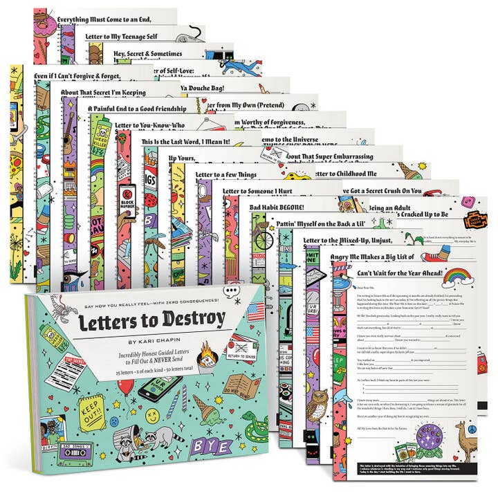 Letters to Destroy Journal for wholesale by Hachette Book Group