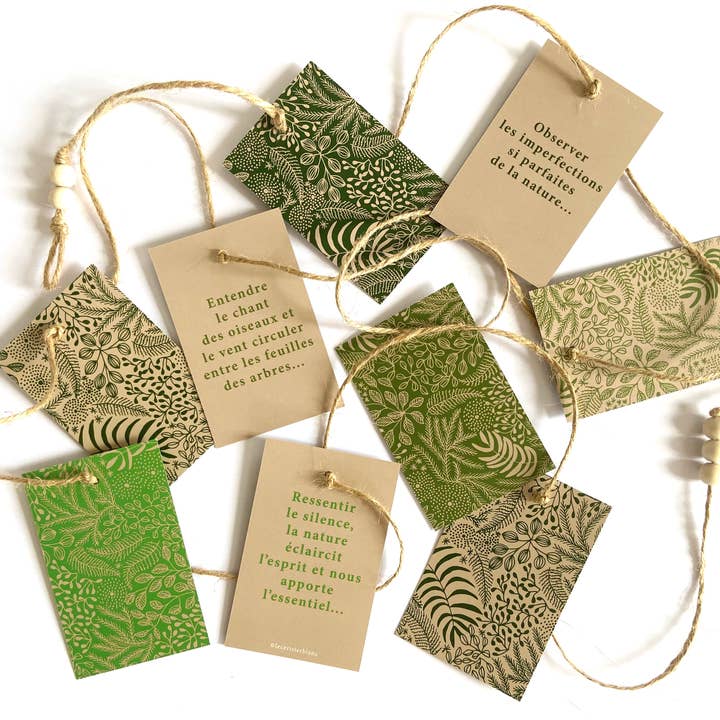 Girlang i papp med naturtema för wholesale av Le cerisier blanc