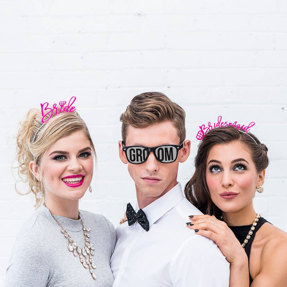 Weddingstar Inc. - Wholesale Sunglasses - Men's - Wedding Party Pinhole Sunglasses - Groom2