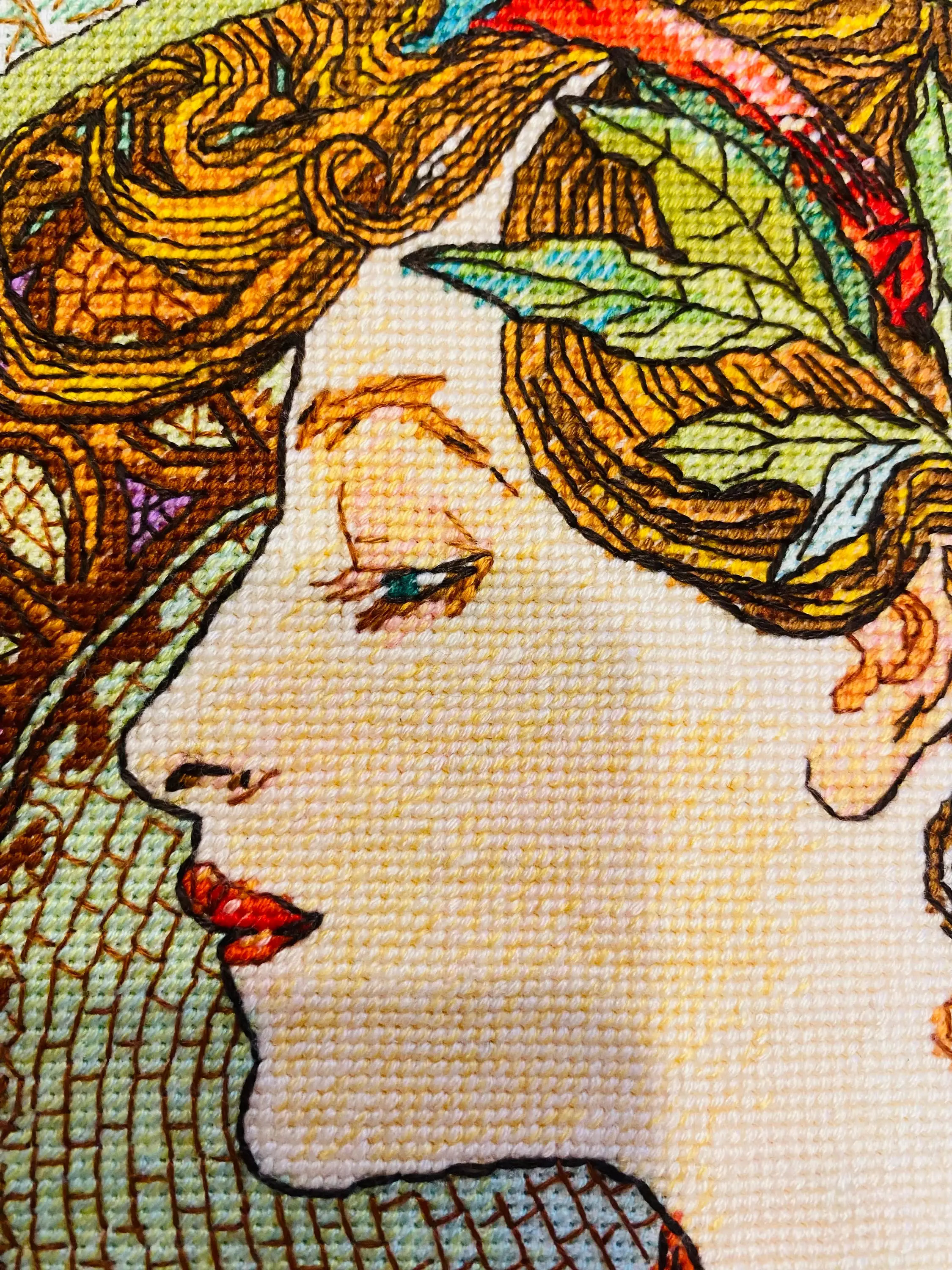 RIOLIS - Wholesale Embroidery/Cross Stitch Supplies - Cross Stitch Kit Riolis 100/061 Laurel After A. Mucha2