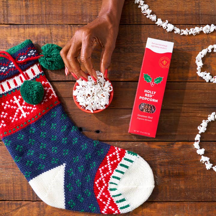 Dell Cove Spices & More Co. - Wholesale Popcorn - Christmas Popcorn Gift Set - Gourmet Deluxe Popcorn Box8