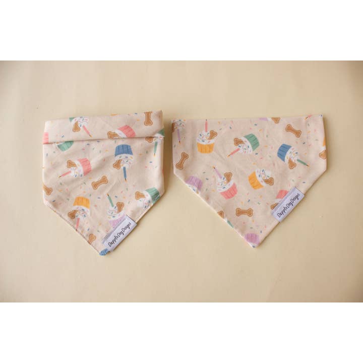 Dapple Dog Designs - Wholesale Pet bandana – Dog - Party Pupcakes Bandana - Birthday Bandana8