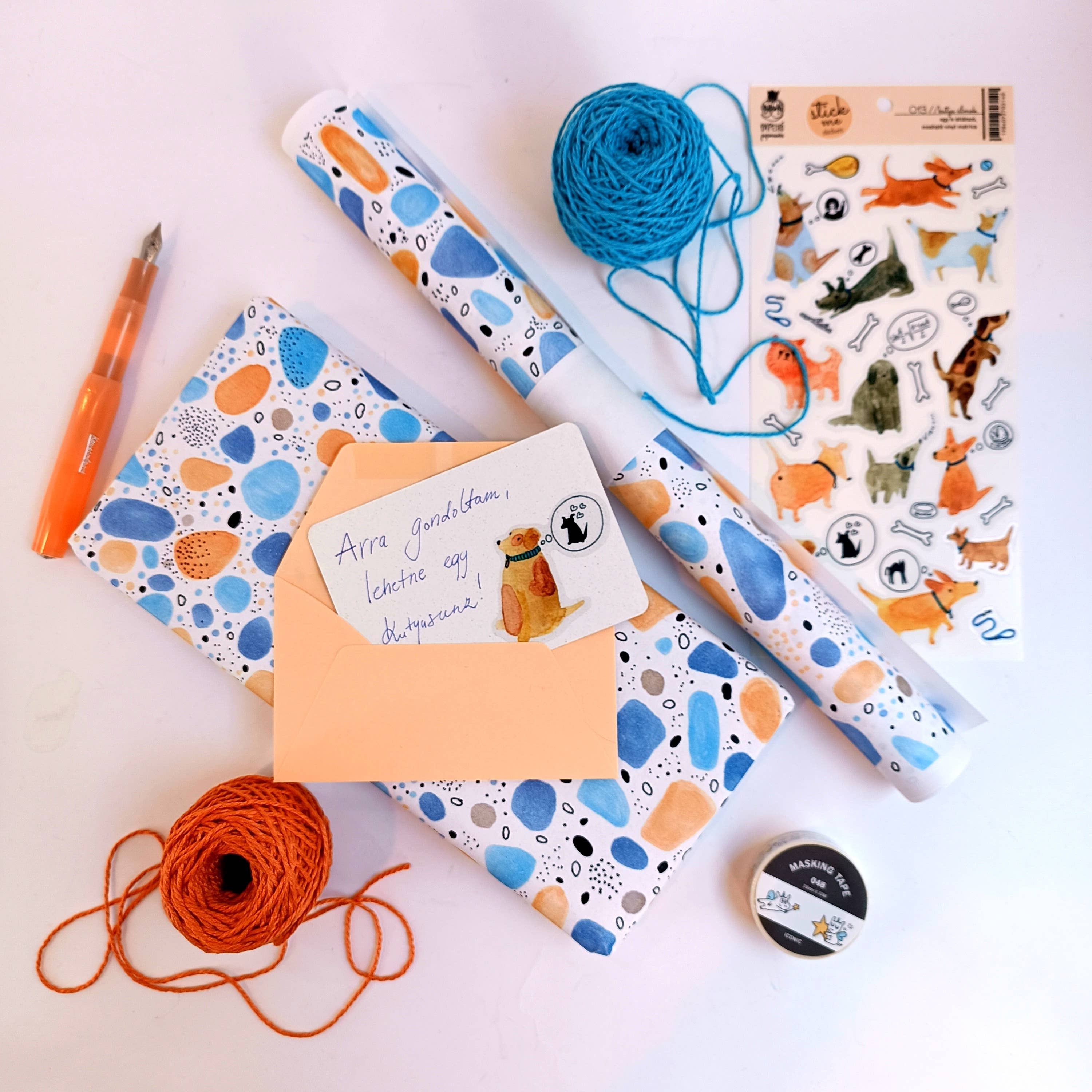 Papetri paperworks - Wholesale Sticker - Transparent Waterproof Sticker Sheet - Dog Dreams2