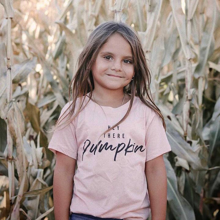 Rivet Apparel Co. - Wholesale Screen Printed T-Shirt - Kids - Hey There Pumpkin Kids Tee & Onesie5