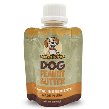 Wholesale 8.2oz Dog Peanut Butter Squeeze Packs for your store - Faire