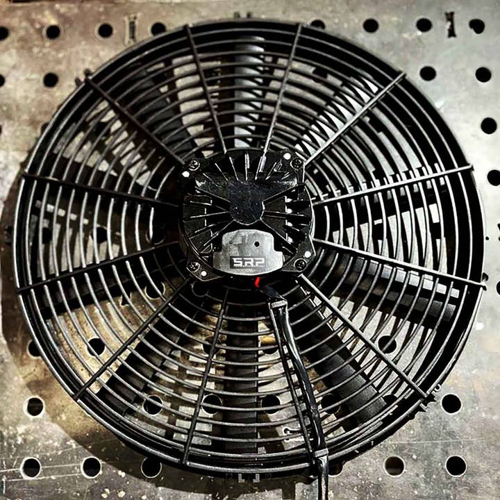 SRP 16" Performance Series Brushless Pusher Fan for wholesale by Steele Racing Products