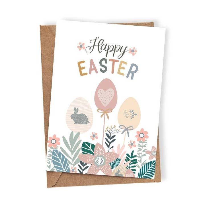 Eggs Easter Greeting Cards for wholesale by Aire Avenue