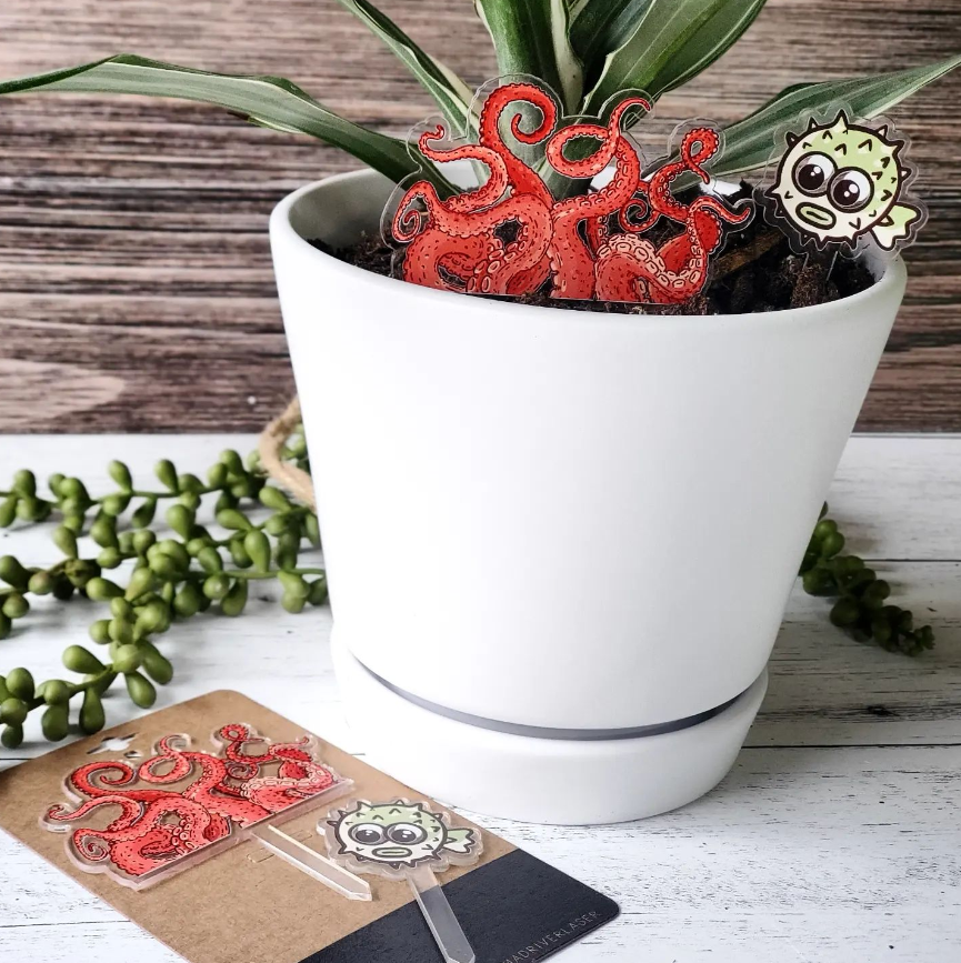 Mad River - Wholesale Garden/Lawn Stake - Plant Marker Stake Diorama Scene -  The Kraken0