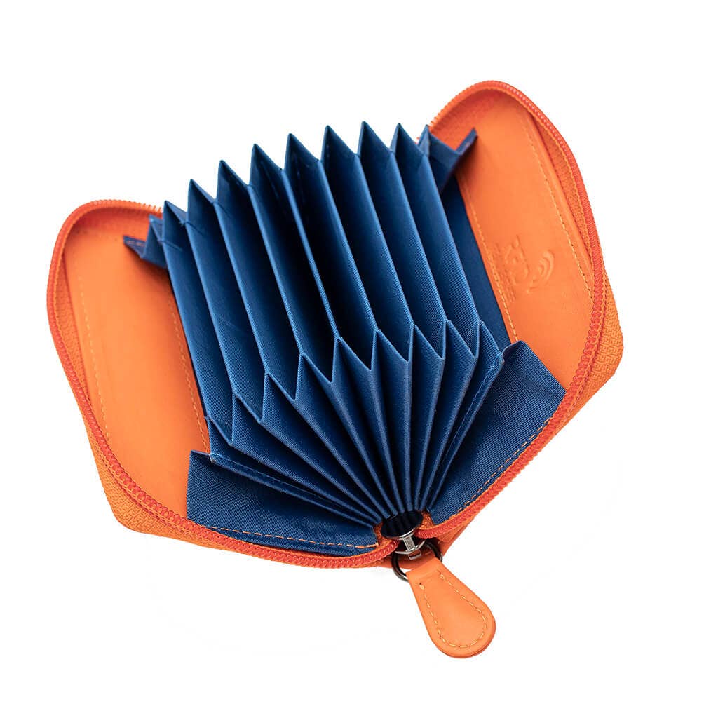 PRIMEHIDE - Wholesale Card Holder - Unisex - Concertina Leather RFID Credit Card Holder - 78036