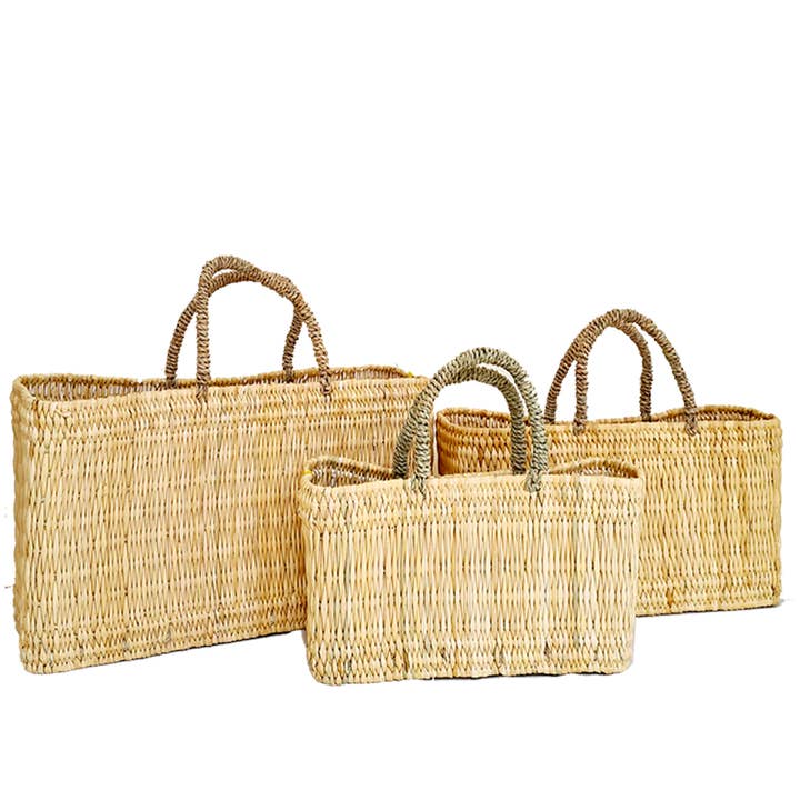 Melecraft - Wholesale Beach Bag - Straw bags gardener French wicker basket, Moroccan handmade5