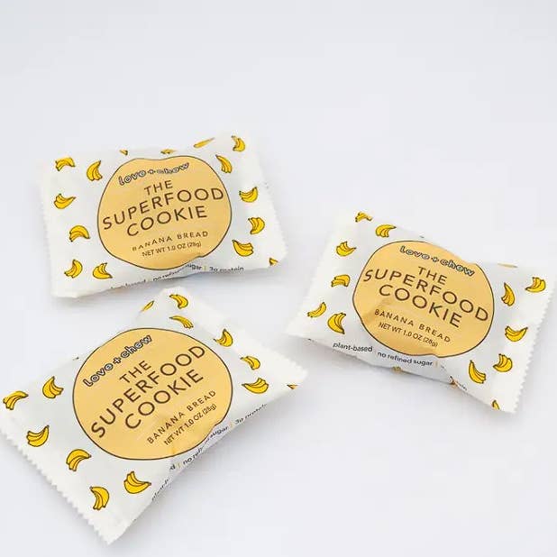 BANANA BREAD - 1 OZ - BOX OF 18 for wholesale by Love + Chew