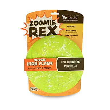 P.L.A.Y. Pet Lifestyle and You - Wholesale Pet Fetch Ball - Dog - ZoomieRex InfiniDisc9