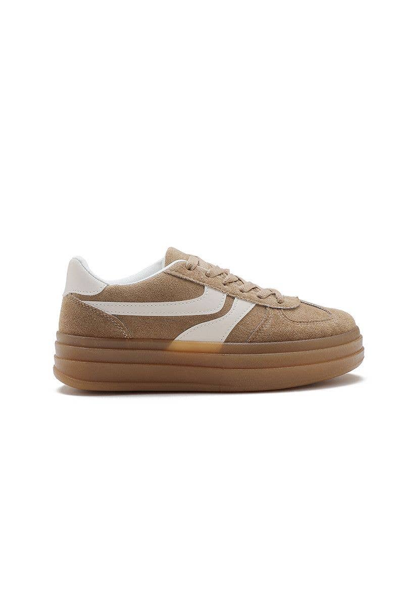 No Doubt Shoes – wholesale Lifestyle trainers – Women′s – WOMENS LACE UP GUM SOLE SIDE DETAIL CHUNKY SNEAKERS15