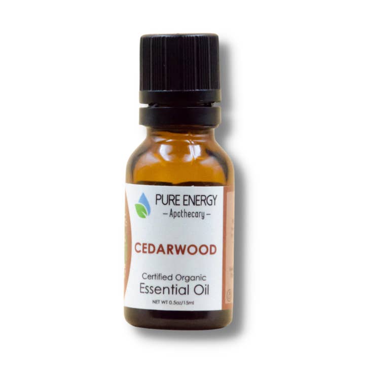 Olio essenziale - Legno di cedro 15 ml (0,5 oz) per la vendita all'ingrosso da parte di Pure Energy Apothecary