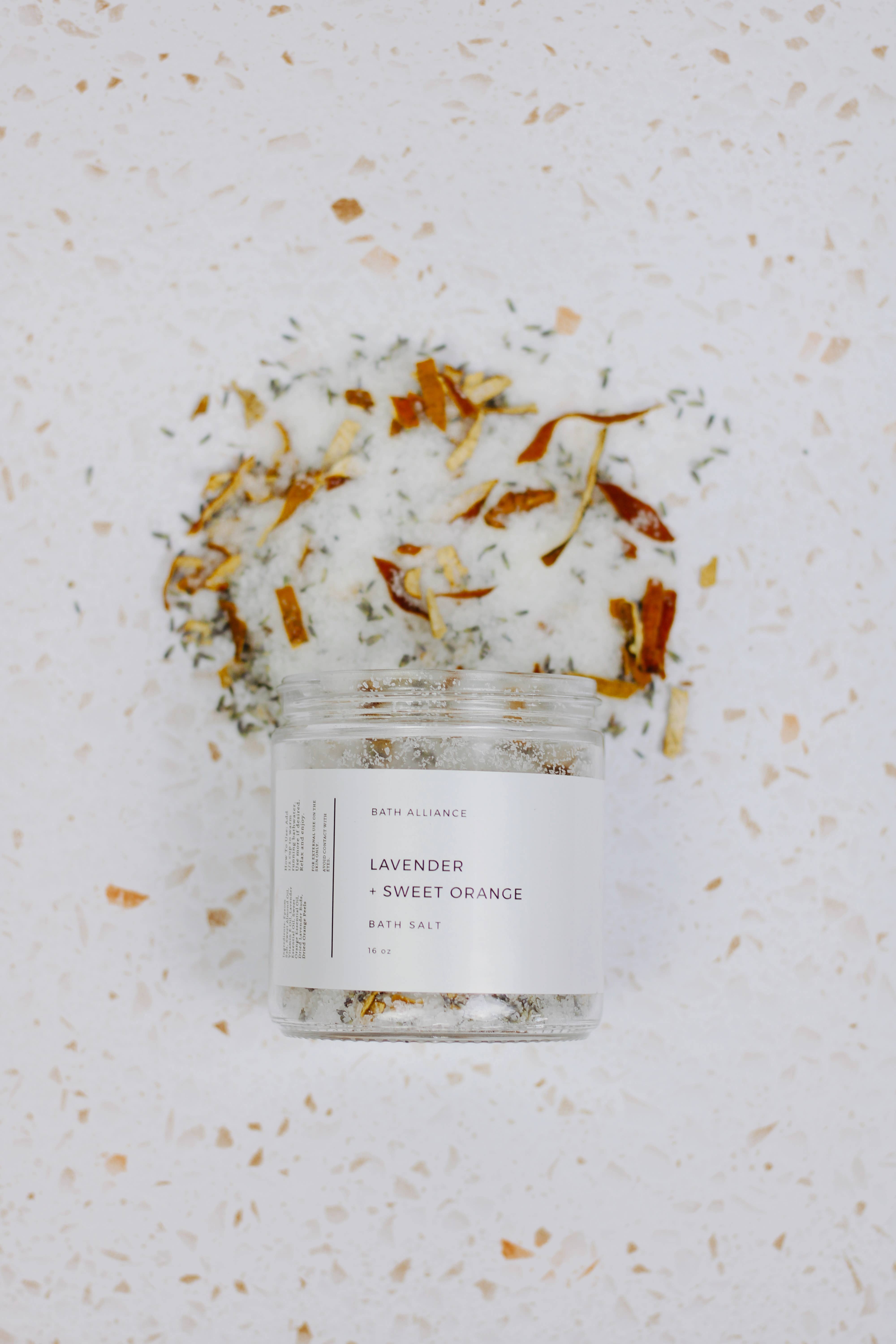 Bath Alliance – wholesale Badsalt – Lavendel + Söt Orange Badsalt3