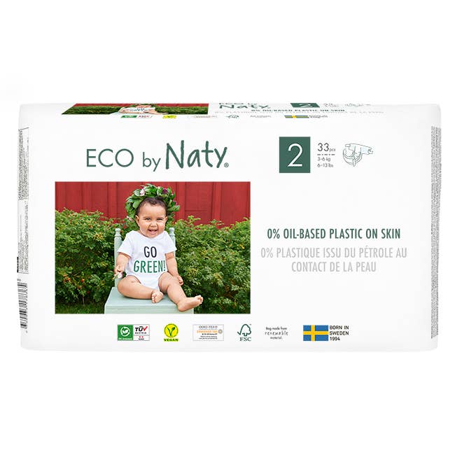 Diapers Single Packs - Size 2 for wholesale by Eco by Naty