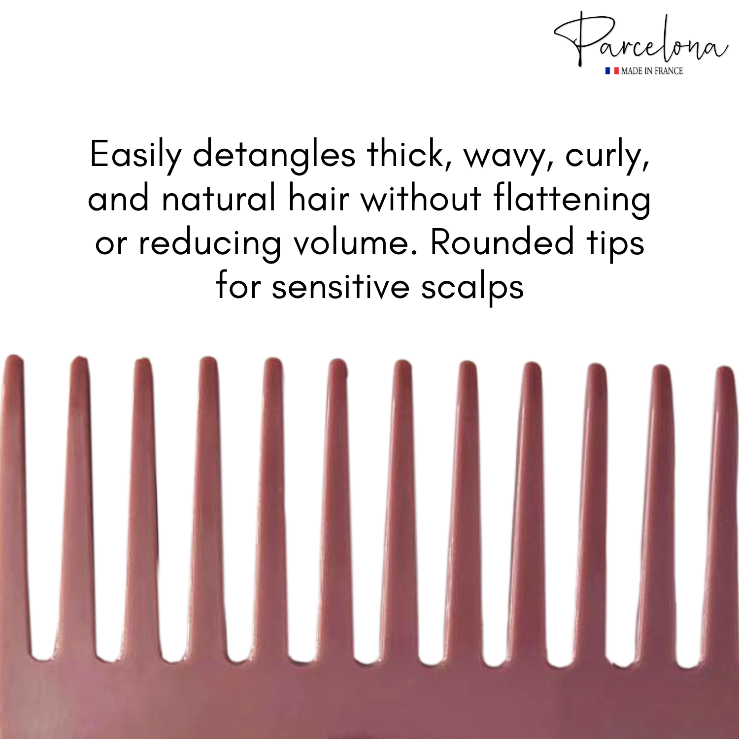 Parcelona - Wholesale Hair Brush/Comb - Parcelona Wide Tooth Comb Tropical Toucan Floral Print Comb for Thick Curly Hair7