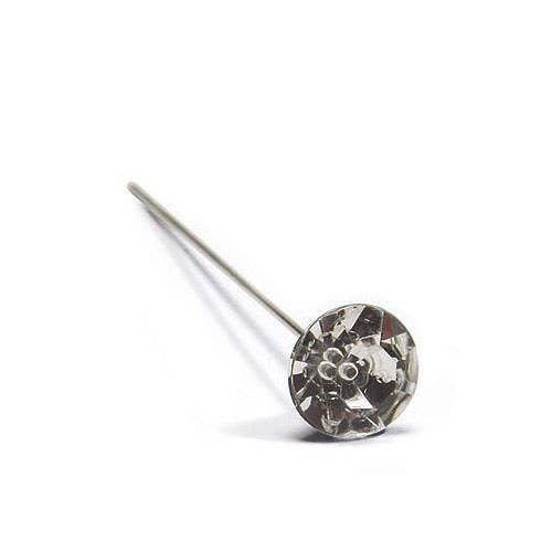 Weddingstar Inc. - Wholesale Kunstbloemen - 10 mm plastic diamant op naald van 6 cm1