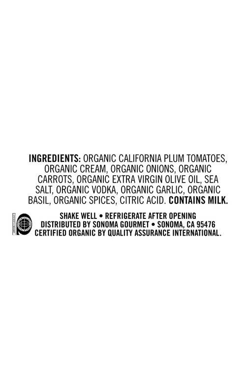 Sonoma Gourmet - Wholesale Pasta Sauce - Vodka & Cream Pasta Sauce4