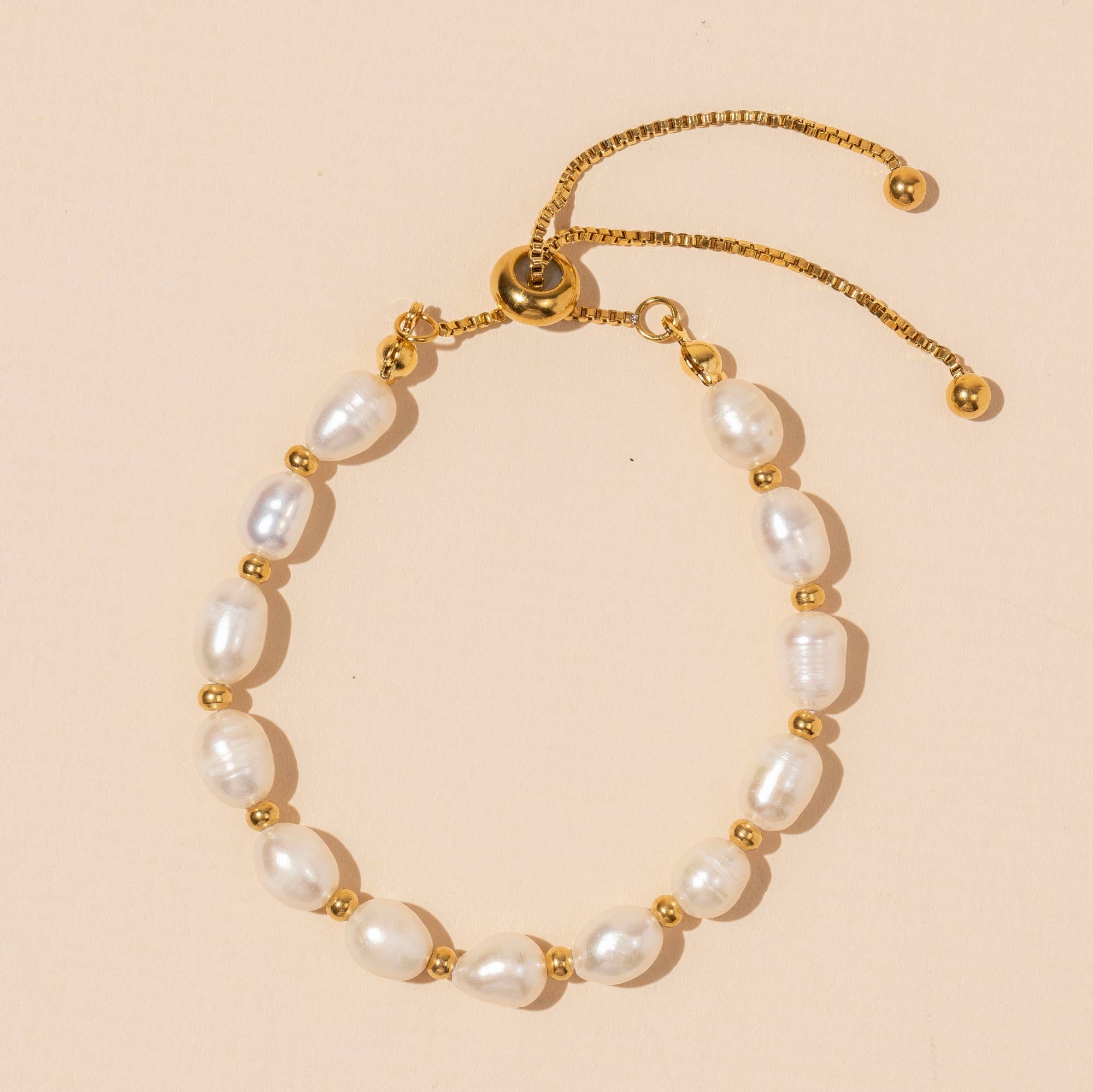 Lilla Haven - Vendita all'ingrosso Bracciale con perline - Bracciale in acciaio inossidabile Pearl Charms1