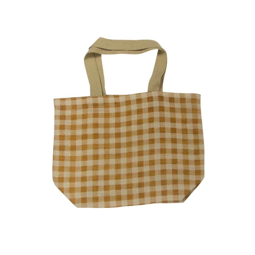 sortidas Sacola Xadrez de Juta Variada para venda a revendedores na Faire7