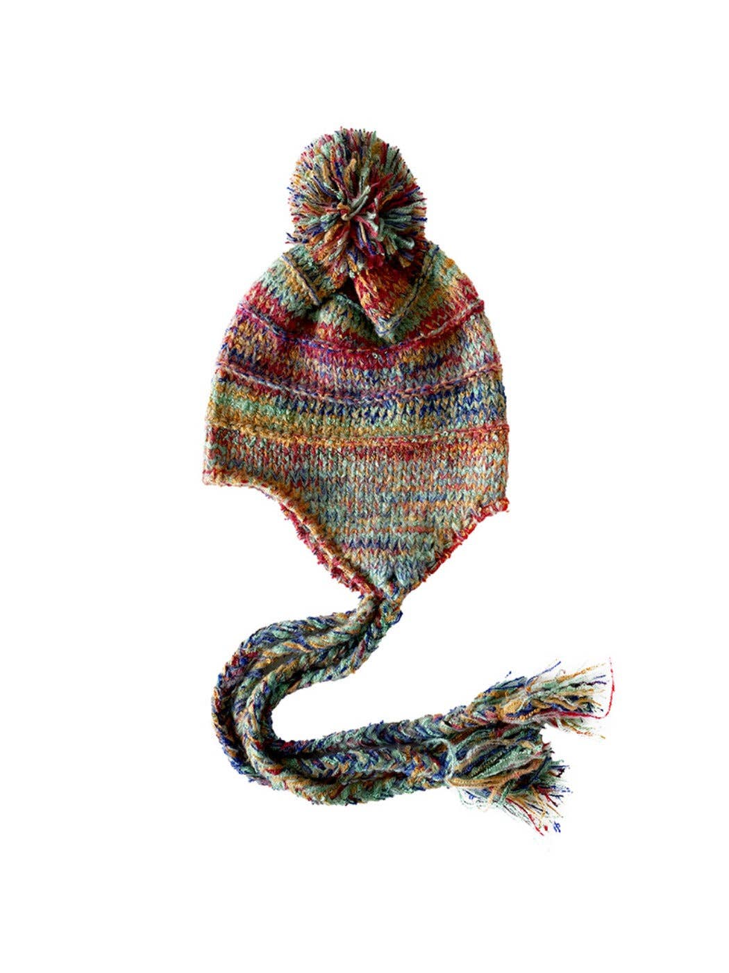 Funkyrel® Atzbranding Limited - Wholesale Beanie - Dames - Haila - Dames Colorblock Gebreide Oorflap Muts9