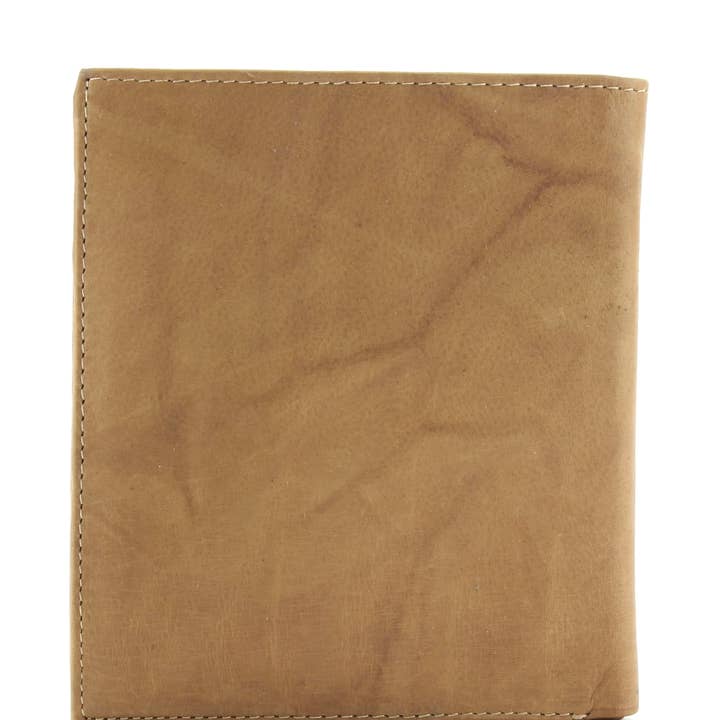 Leather Impressions Inc – Carteira – Homem por atacado – Hipster de couro de vaca de grão superior Bacci W/89818