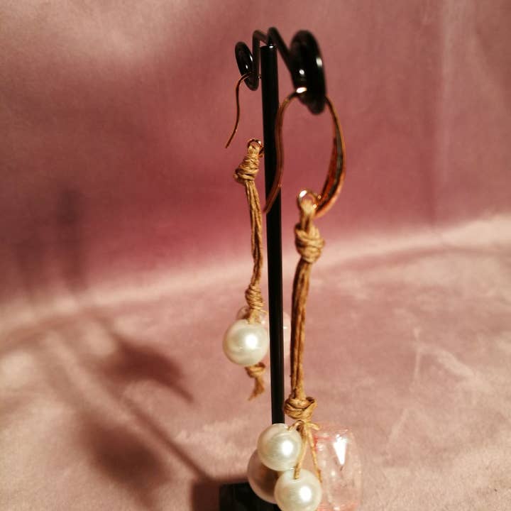 Forma&Colore - Wholesale Dangle Earrings - Navona Earring - version with natural gemstones6