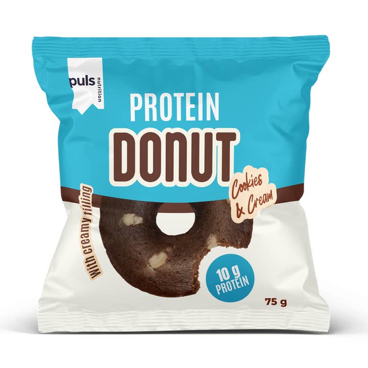 Protein-Donut Cookies & Cream 75g für den Großhandel von Puls Nutrition