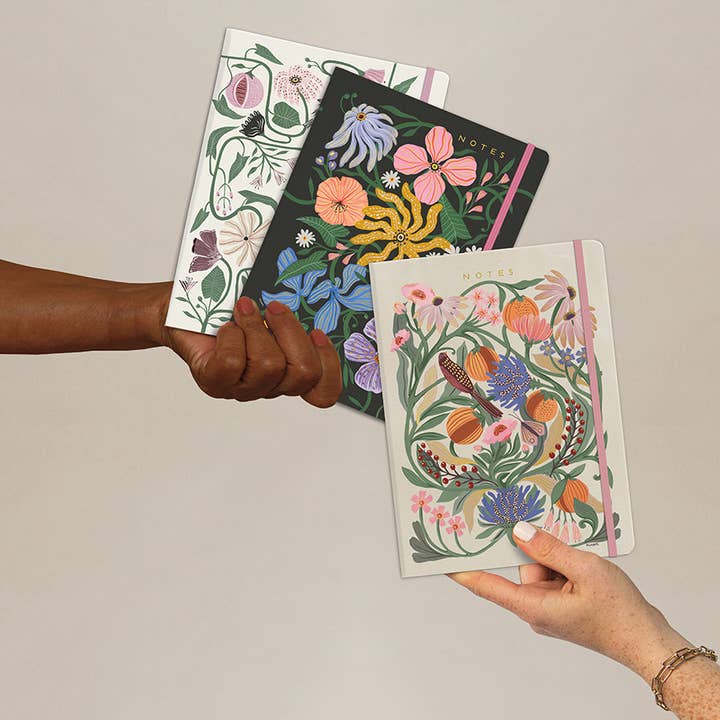 Seedlings - Wholesale Notebook - Flora + Fauna Sewn Trio Notebook set