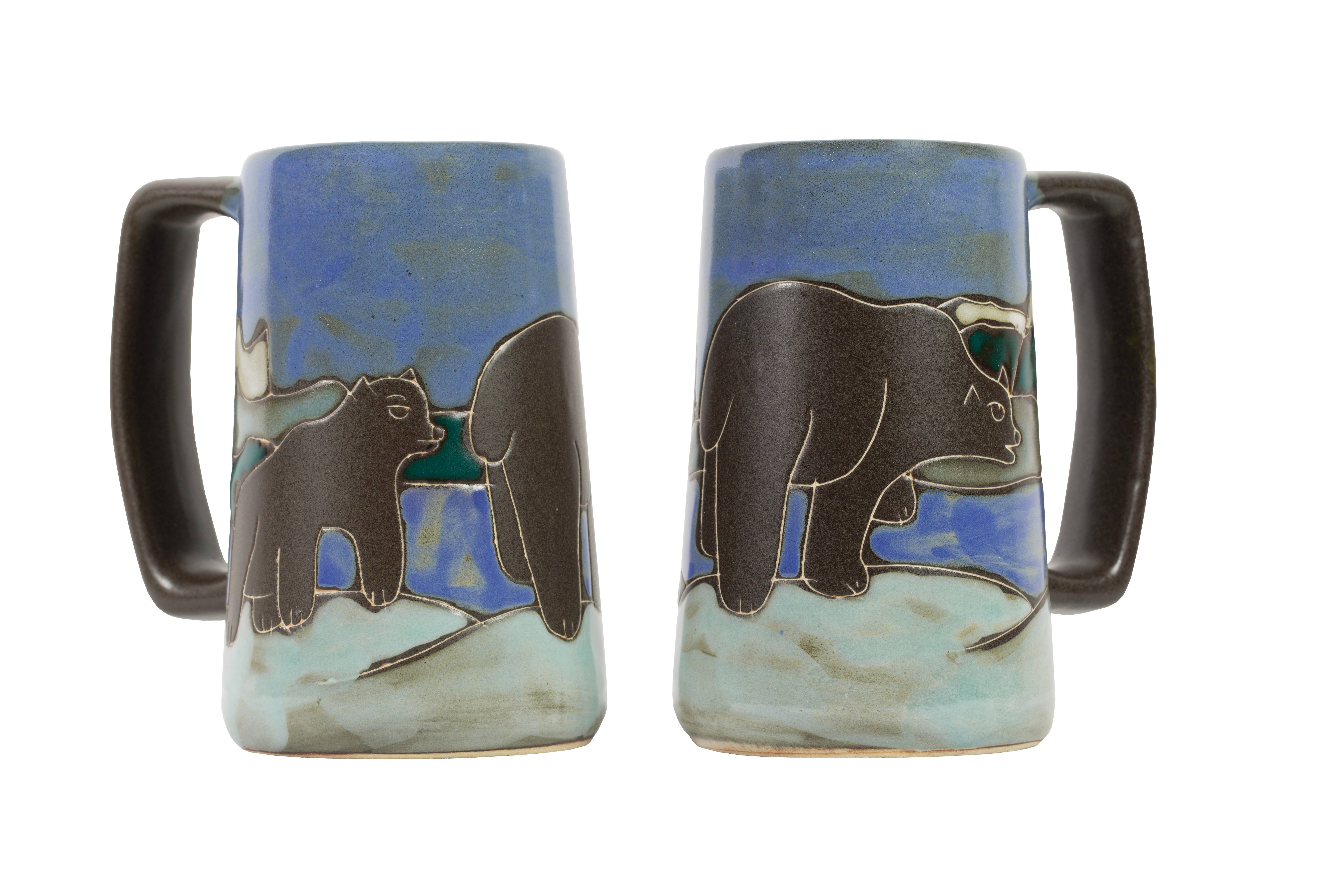 Mara Stoneware Bears Stein 16oz for wholesale by Galleyware