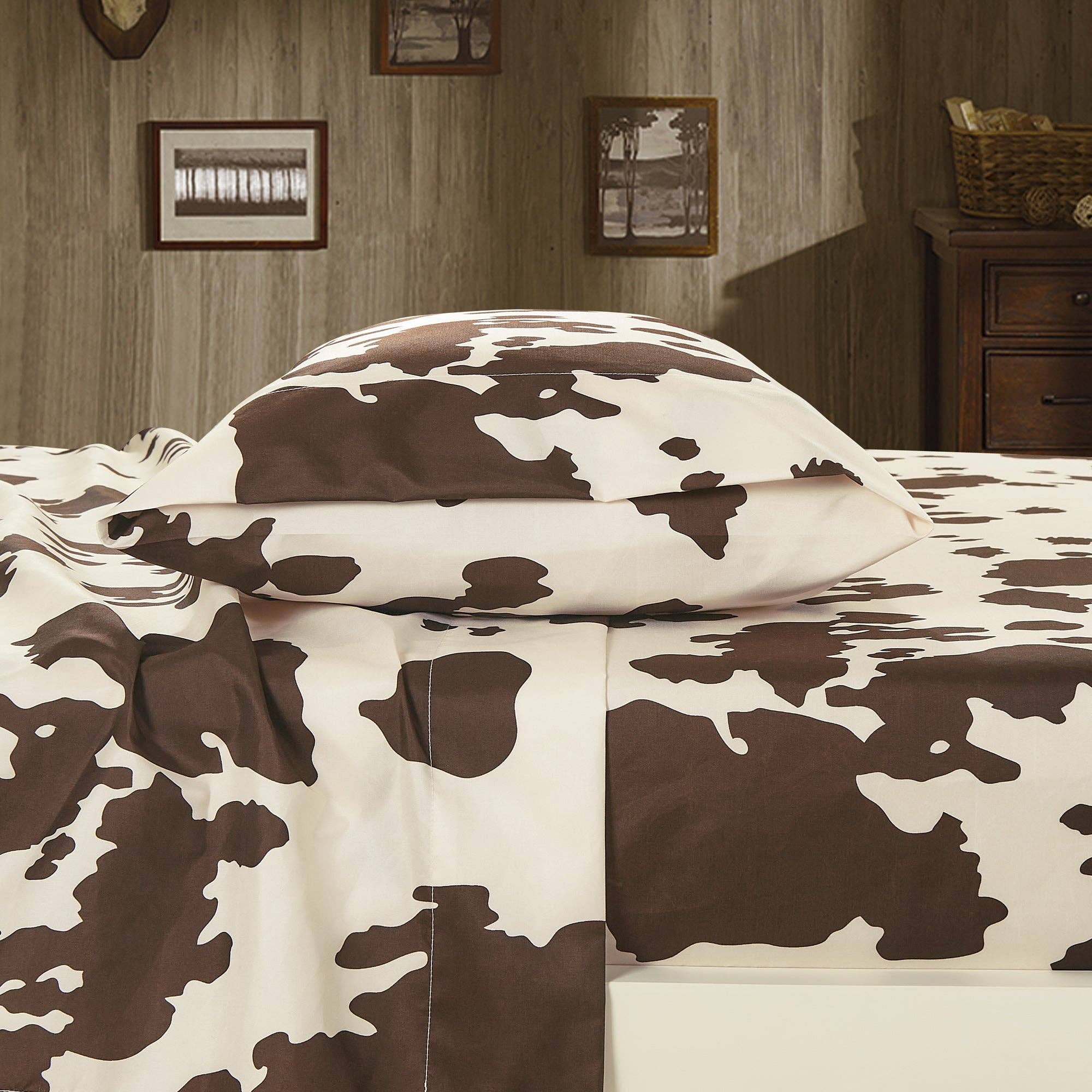 Linen Mart - Wholesale Sheet Set - Cowhide Bed Sheets5