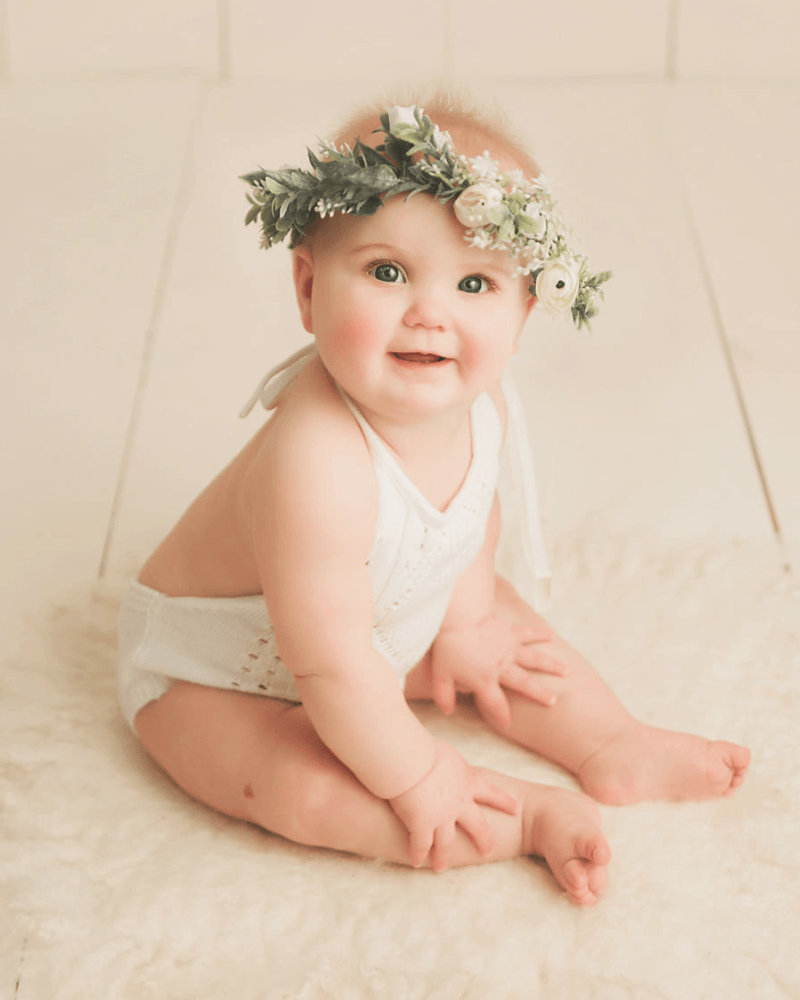 Bailey's Blossoms - Vente Body (sans pieds) – bébé - Barboteuse dos-nu en crochet Drake - Gardenia9