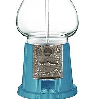 The Buyers Emporium - Vendita all'ingrosso Gomme da masticare - Macchina per gomme da masticare in stile vintage classico da 15" BLU TEAL