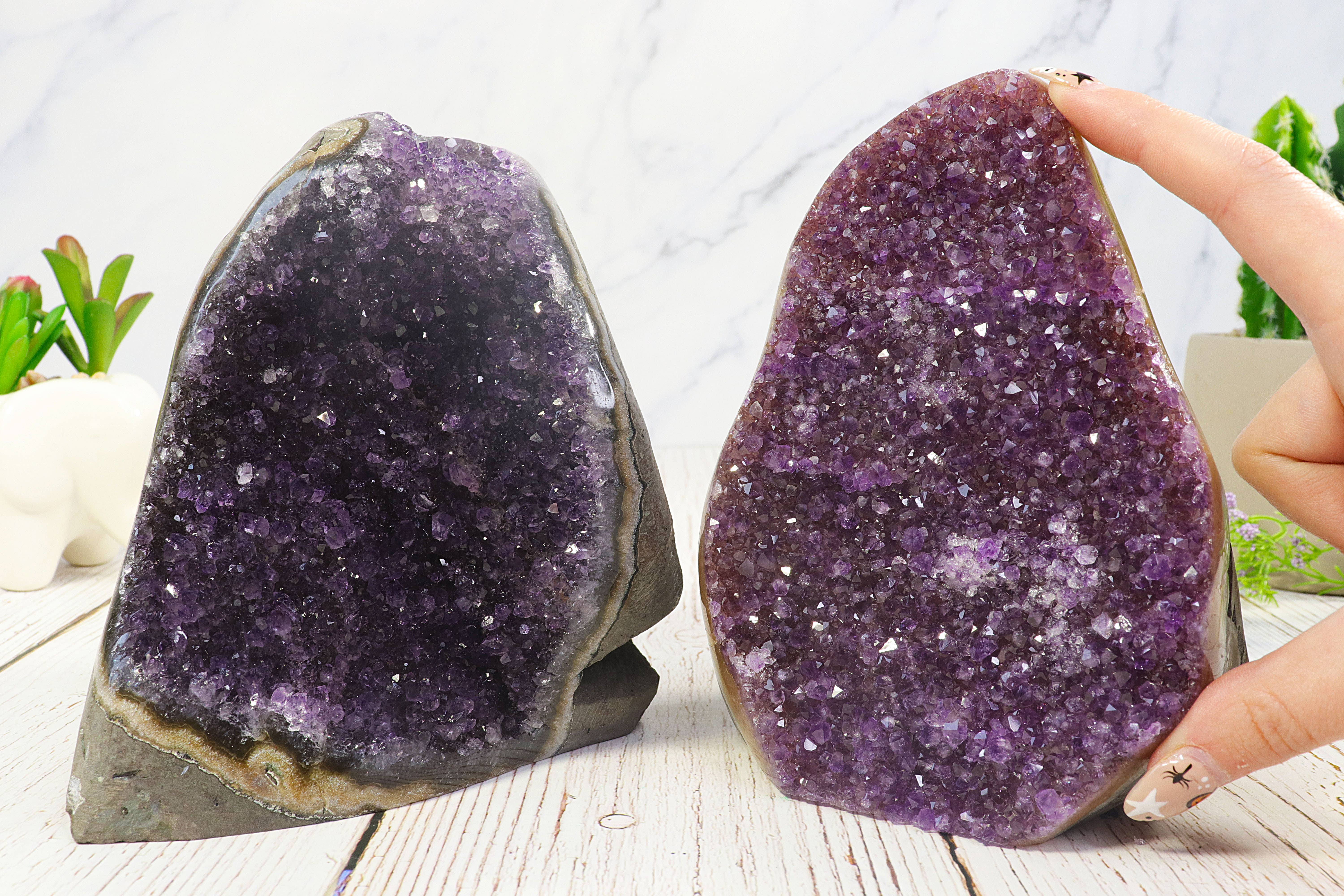 Natures Artifacts Inc - Wholesale Spiritual Stone/Crystal - Amethyst Cluster Druze Natural Decorator3